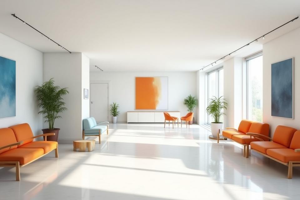 Office lobby after renovation