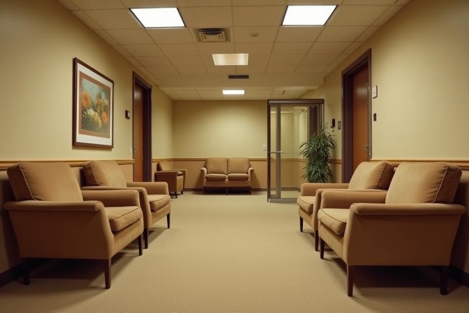 Office lobby before renovation